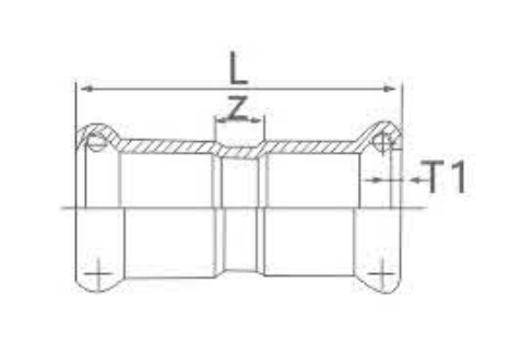 Press Fittings Coupling drawing