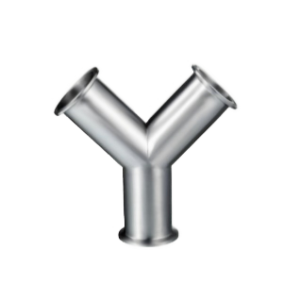 Sanitary Clamped Y Type Tee